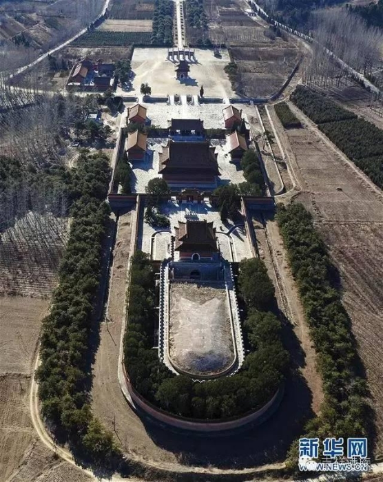 航拍清西陵