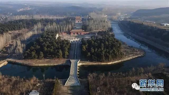 航拍清西陵