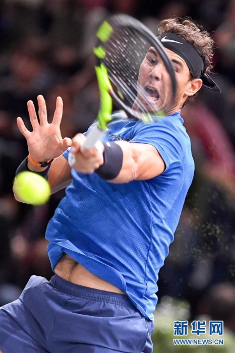 （体育）（1）网球——ATP巴黎大师赛：纳达尔锁定年终世界第一