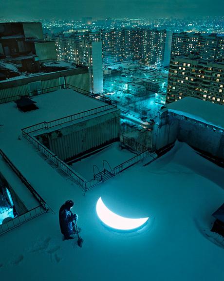 《三峰摄影》这组亮月作品惊艳了整个夜晚