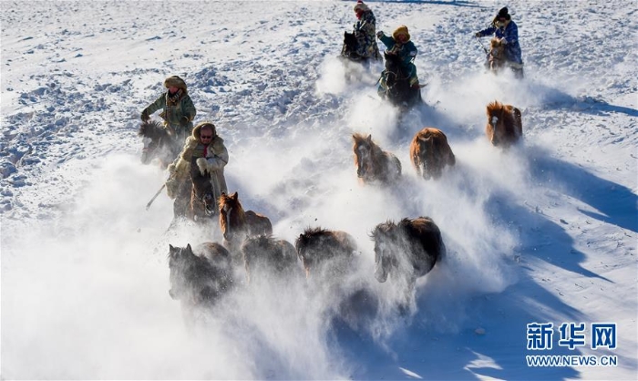 （美丽中国）（3）飞马踏雪原