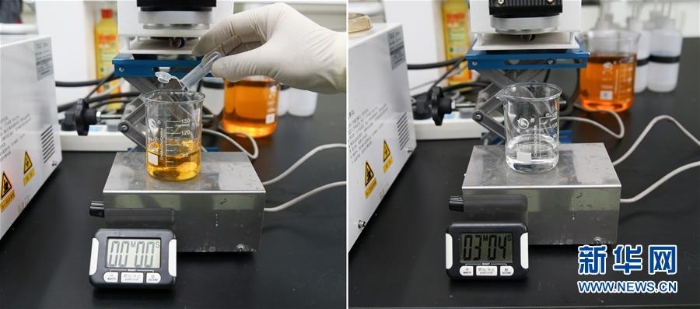 （图文互动）（1）我国科学家成功研发治污新材料 光照2周可改善水质