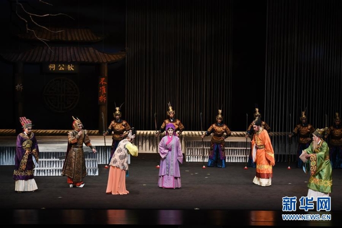 （图文互动）（1）台湾豫剧团排演《武皇投简》将亮相台湾戏曲艺术节