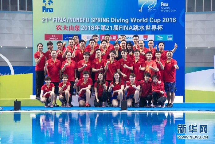 （体育）（3）跳水——世界杯：中国队包揽全部金牌