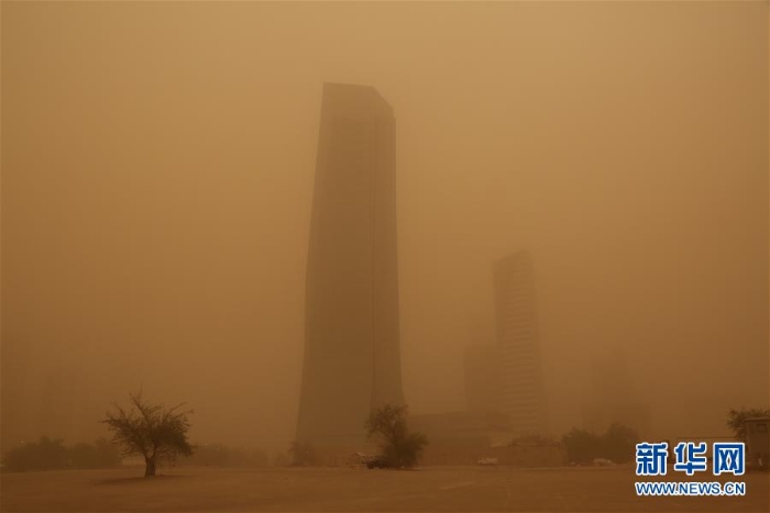 （国际）（3）沙尘暴袭击科威特