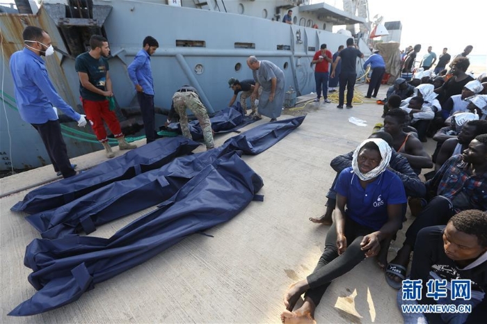（国际）（2）利比亚海军在西部海域救起191名非法移民