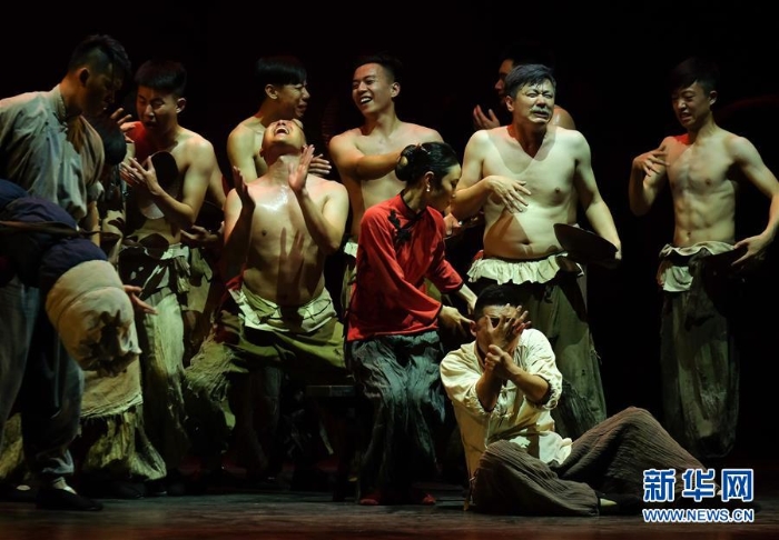 #（XHDW）（4）舞剧《红高粱》在江苏南通上演