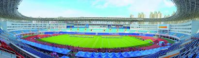 上港主场源深体育场或将成为上海赛区比赛场地 本报记者 李铭珅 摄