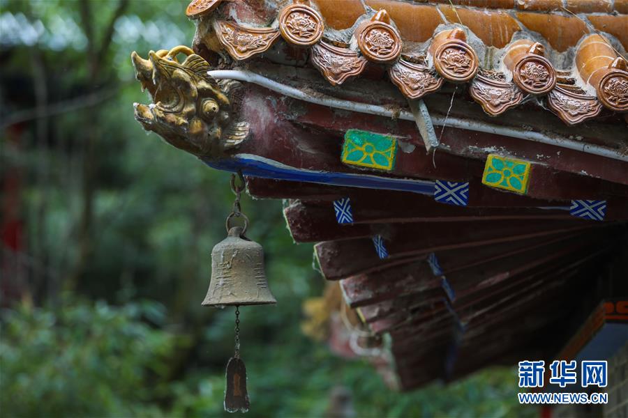 夏日好乘凉 这是6月17日拍摄的龙泉寺景区一景。 天气渐热，位于甘肃省平凉市崇信县的龙泉寺景区绿树成荫，温度适宜，是夏日乘凉避暑胜地。 新华社发（马希平 摄）