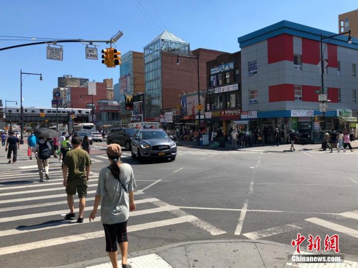 资料图:美国纽约街头。<a target='_blank' href='http://www.chinanews.com/'>中新社</a>记者 马德林 摄 点击进入下一页