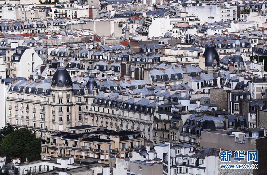 这是6月18日拍摄的法国巴黎城市景观。 法国国家统计和经济研究所初步数据显示，今年第二季度，法国国内生产总值环比萎缩13.8%，创下1949年以来最大季度环比降幅。数据显示，法国第二季度国内生产总值同比下滑19%。 新华社记者 高静 摄