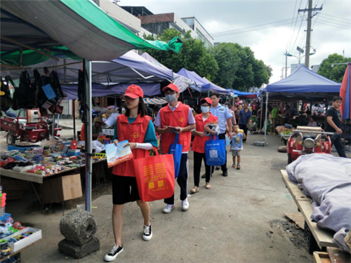 广西来宾市开展多形式反邪教宣传活动651