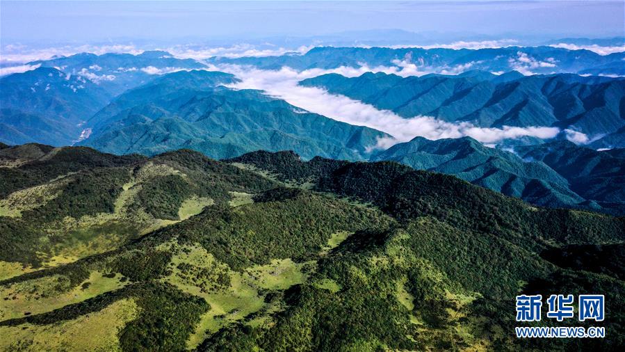(环境)(1)云起峰峦间 紫柏山如画