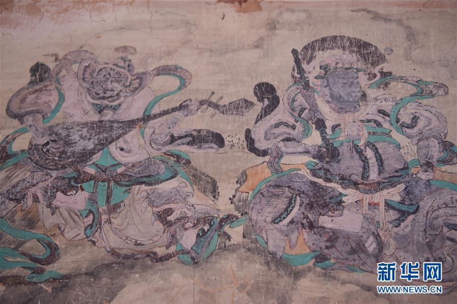 (文化)(6)“草原敦煌”阿尔寨石窟已修复10座有壁画洞窟