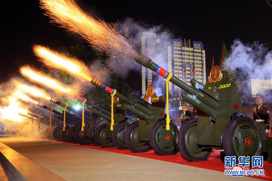 (国际)(3)朝鲜举行阅兵式庆祝劳动党建党75周年