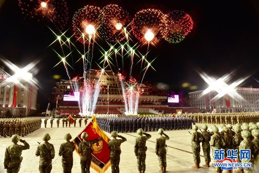 (国际)(5)朝鲜举行阅兵式庆祝劳动党建党75周年