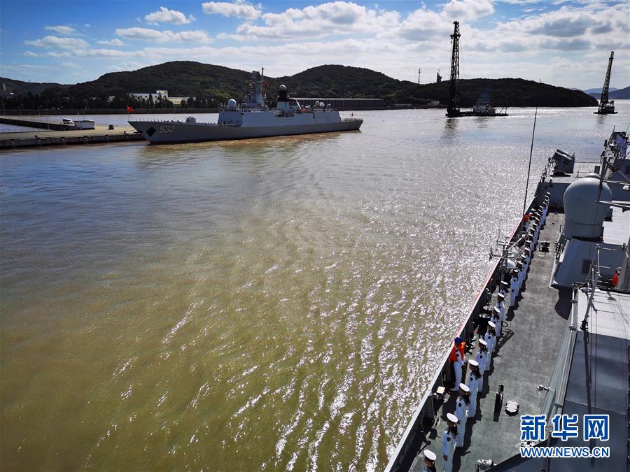 (图文互动)(2)中国海军第35批护航编队凯旋