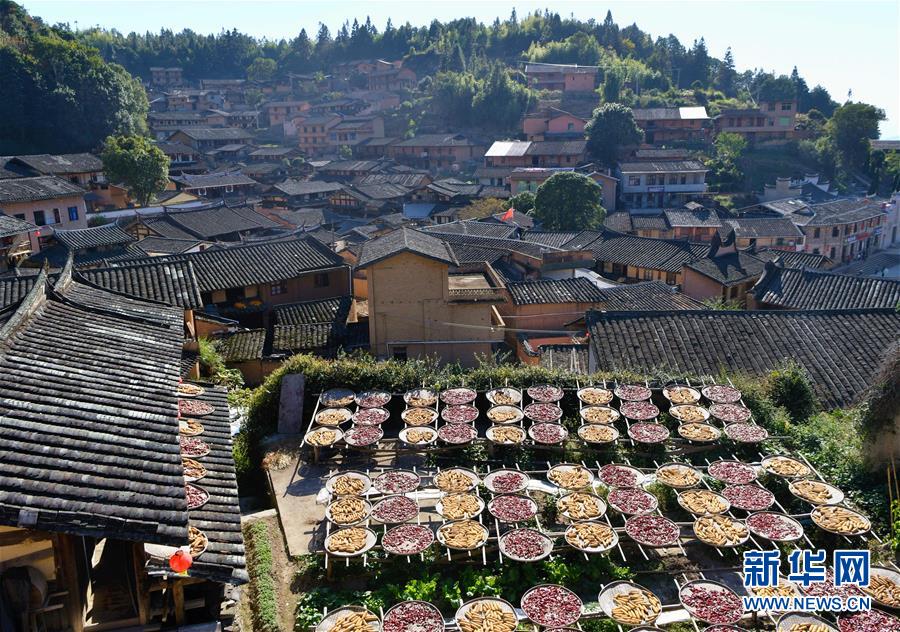 (美丽中国)(3)福建尤溪:诗意桂峰 晒秋人家