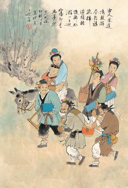民俗民风民间风俗 看图了解我国古代民间风俗