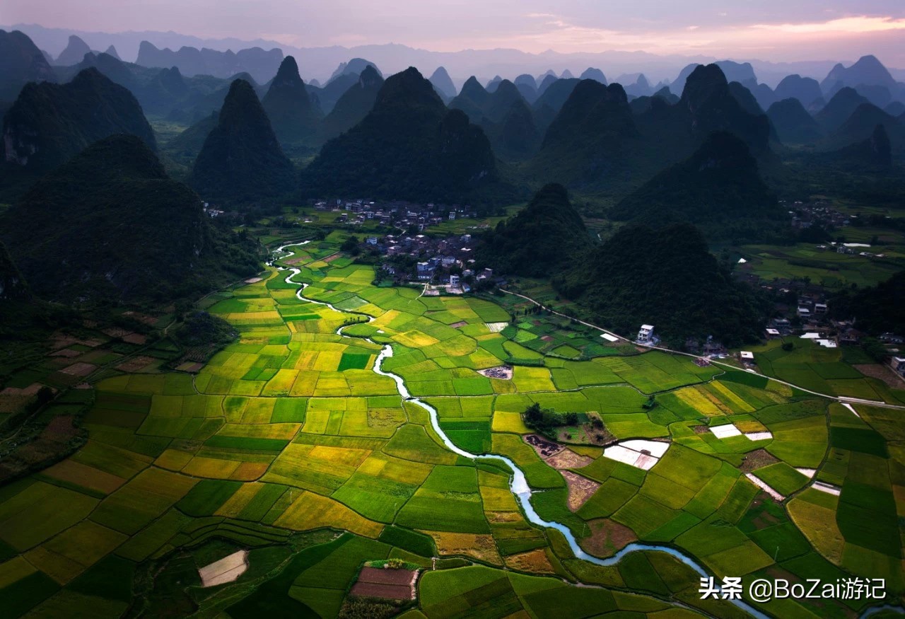 广西最美12大田园风光,个个都是旅游胜地,吸引众多摄影爱好者