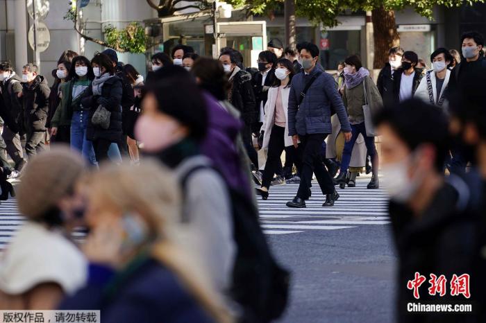 资料图:疫情下的日本东京。 点击进入下一页