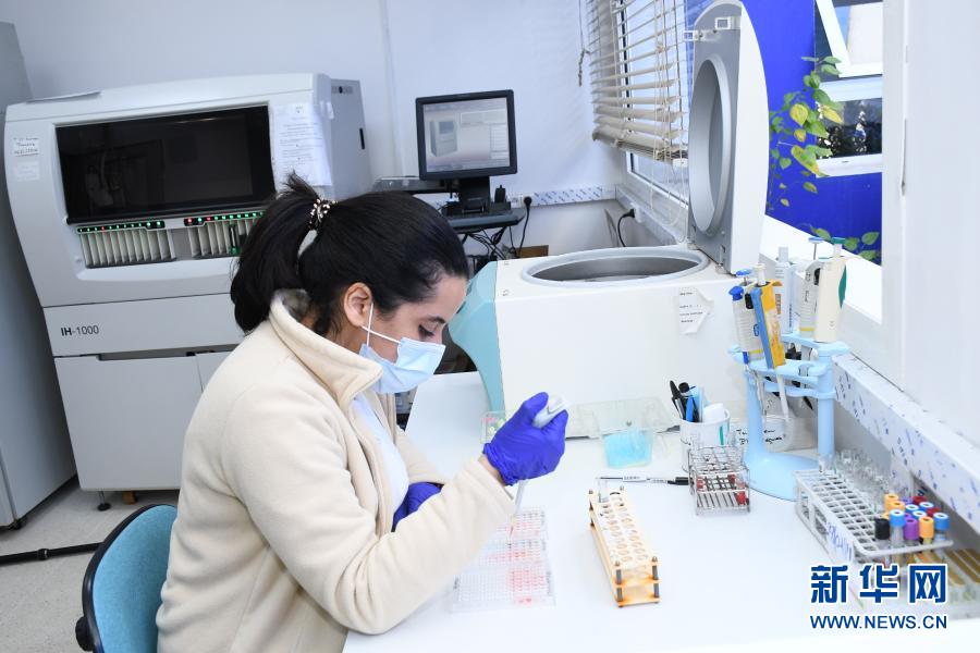 　　1月28日，工作人员在摩洛哥拉巴特的一个实验室进行新冠病毒样本检测。　　根据摩洛哥28日公布的新冠疫情数据，该国新增确诊病例756例，累计确诊469139例。　　新华社发（查迪摄）