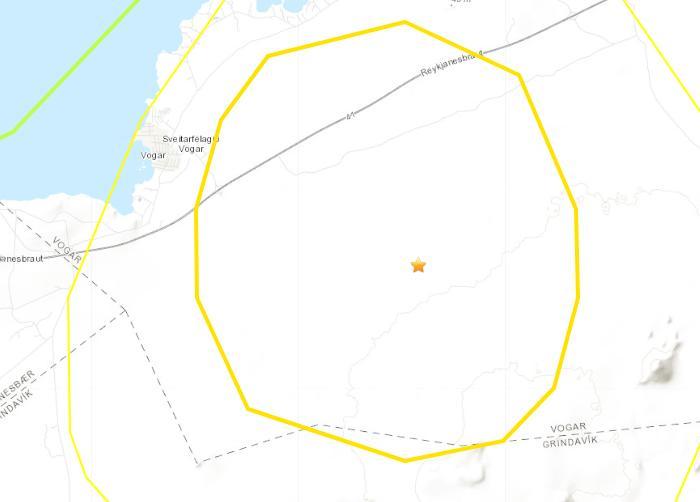 冰岛西南地区发生5.6级地震。(图片来源:美国地质勘探局网站截图) 点击进入下一页