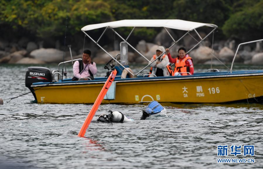 　　3月21日，志愿者在深圳大鹏金沙湾海域扶植珊瑚。　　当天是世界森林日，来自深圳的志愿者在深圳大鹏金沙湾海域举行“珊瑚扶植”活动。来自各行各业的10名志愿者下海清理垃圾，收集珊瑚残肢并固定在特定区域的苗圃上。未来，这些珊瑚稳定成长并恢复生机后，将会被放回海底的礁石上，此次活动旨在呼吁更多人关注“海底森林”——珊瑚礁，加强公众对海洋生态的保护意识。　　新华社记者 毛思倩 摄