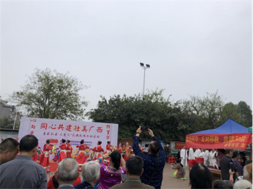 广西各地借“三月三”重大节庆活动开展反邪教宣传730