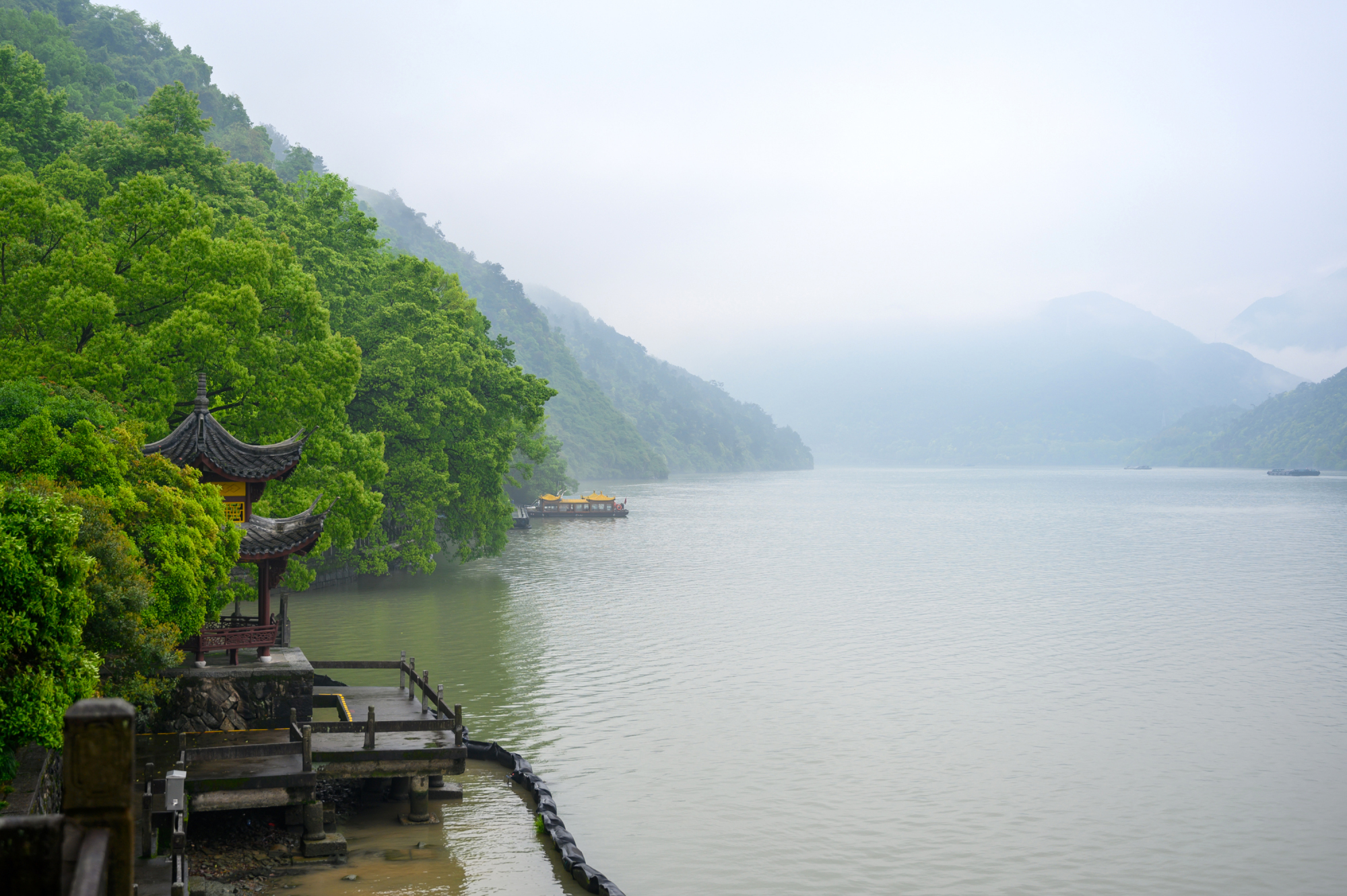 桐庐严子陵钓台，富春江上山水风光的精华，邓超孙俪也曾来此游玩