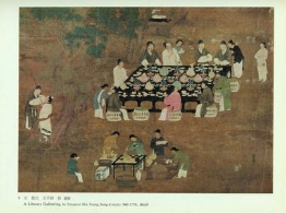 宋朝“创意餐具” 插山食屏让菜品更有意境