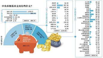 中央本级支出预算首晒工资福利总额