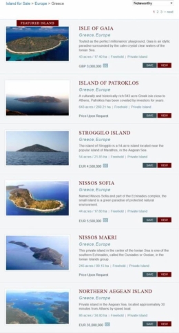 希腊将在eBay出售小岛还债 300万英镑起