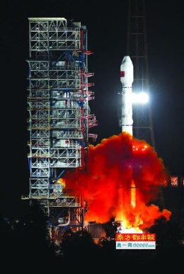 “一箭双星”！中国发射两颗北斗导航卫星