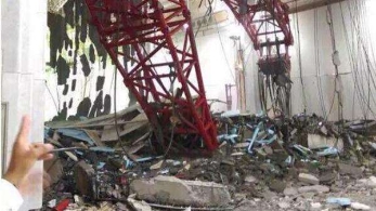 麦加大清真寺塔吊倒塌 已致107人死