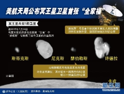 美航天局公布冥王星卫星首张“全家福”