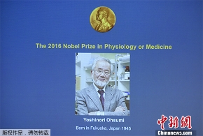 诺奖得主大隅良典出身世家 曾获学士院奖