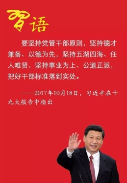 习近平谈新时代选人用人的“标尺”