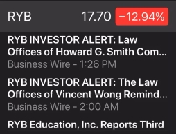 红黄蓝的大麻烦！美多家律所提起集体诉讼