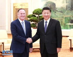 ä¹ è¿‘å¹³ä¼šè§æ–°è¥¿å…°å‰æ€»ç†çº¦ç¿°Â·åŸº
