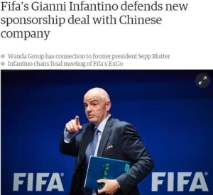 FIFA：不会被万达操控 中国定能办世界杯
