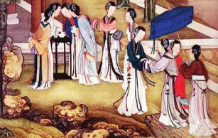 古代“宅女”休闲时光：抽烟 打牌 嗑瓜子