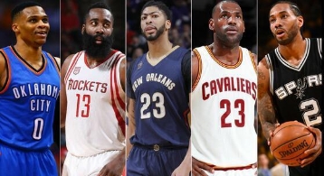 NBA最佳阵容:东西詹领衔 勇士无人进一阵