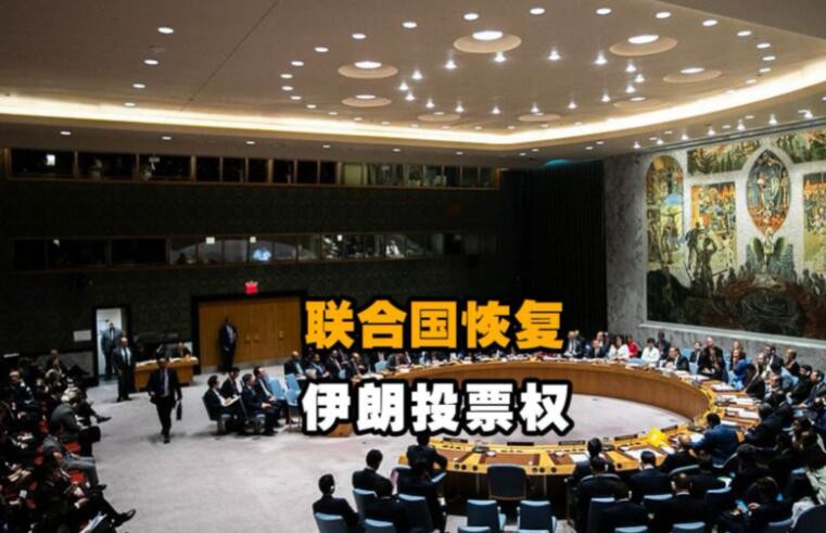 伊朗、几内亚和瓦努阿图在联合国大会的投票权得以恢复