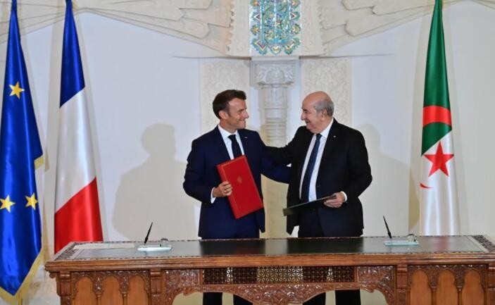 阿尔及利亚与法国签署重建伙伴关系宣言