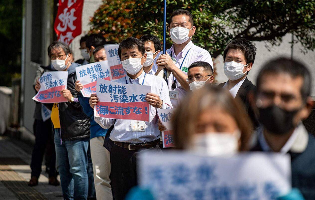 “大海不是垃圾桶” 日本民众强烈反对核污染水排海