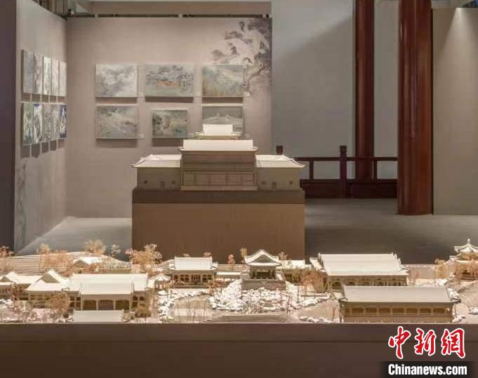 展览现场 中央美术学院圆明园研究中心供图 展览现场 中央美术学院圆明园研究中心供图