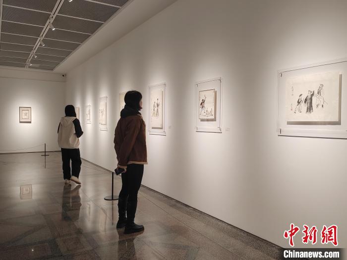 中国戏曲人物画鼻祖关良作品山西展出