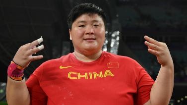 巩立姣铅球摘金 中国女子铅球实现亚运12连冠