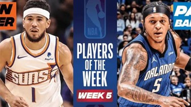 NBA官方周最佳球员出炉 布克和班凯罗分别当选